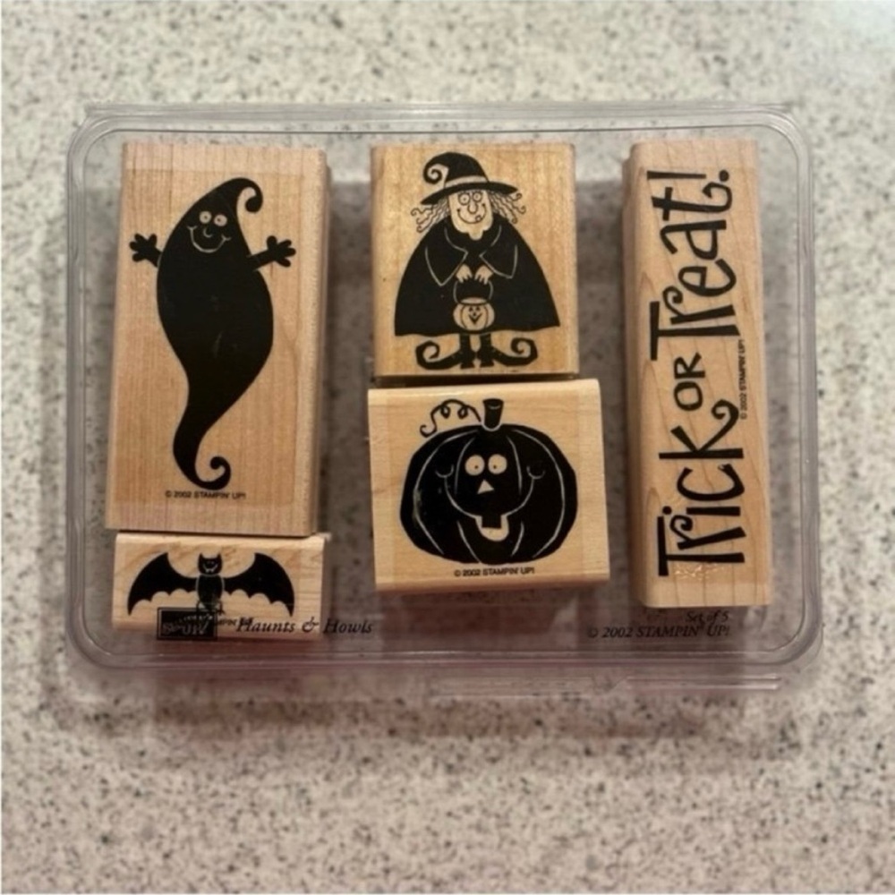 Stampin Up! Halloween Haunts & Howls Rubber Stamp Set!